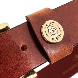 NWT Mackenzie & George Unisex Sz 3 Wycombe Belt, Chestnut